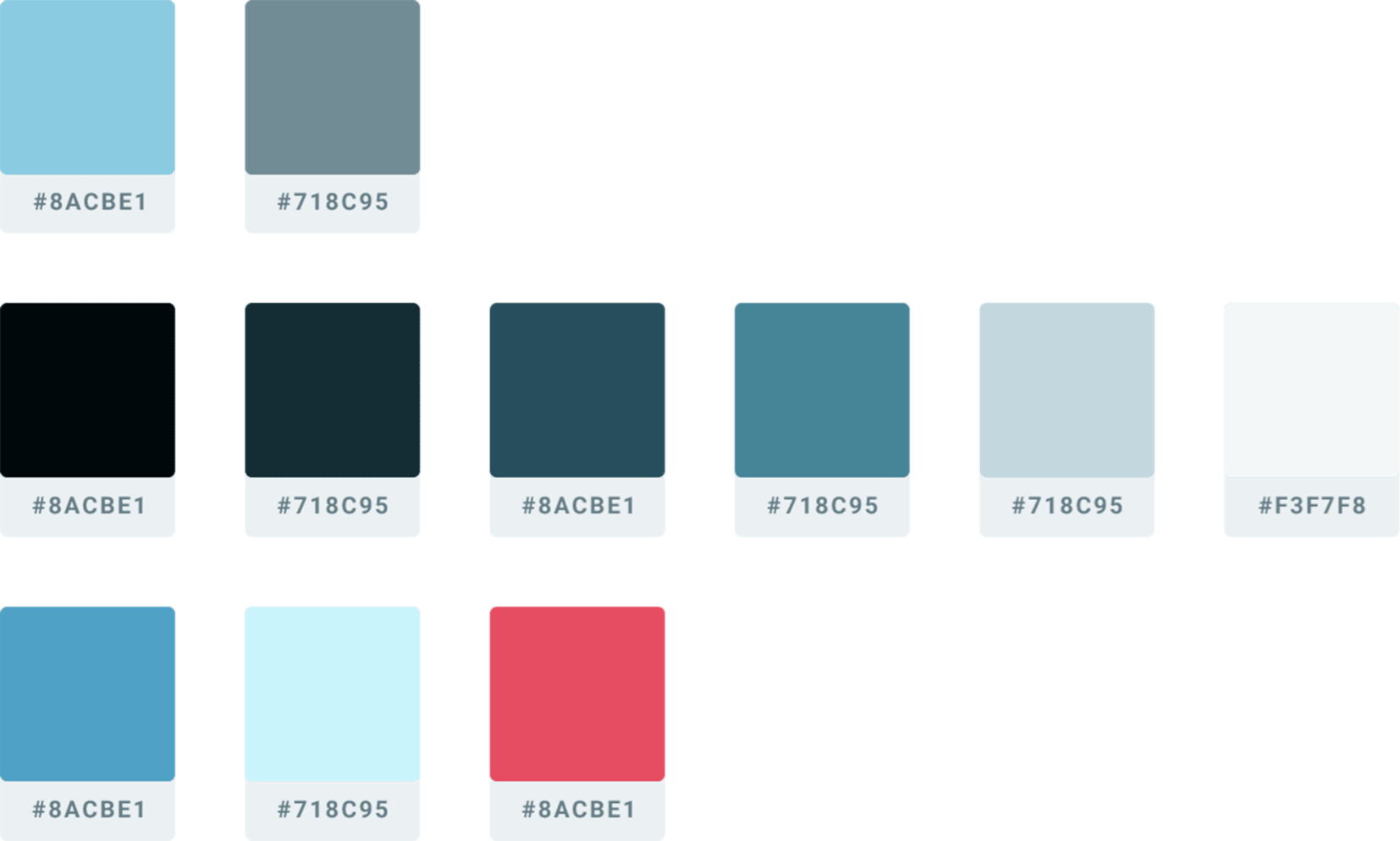 The EveryMundo color scheme